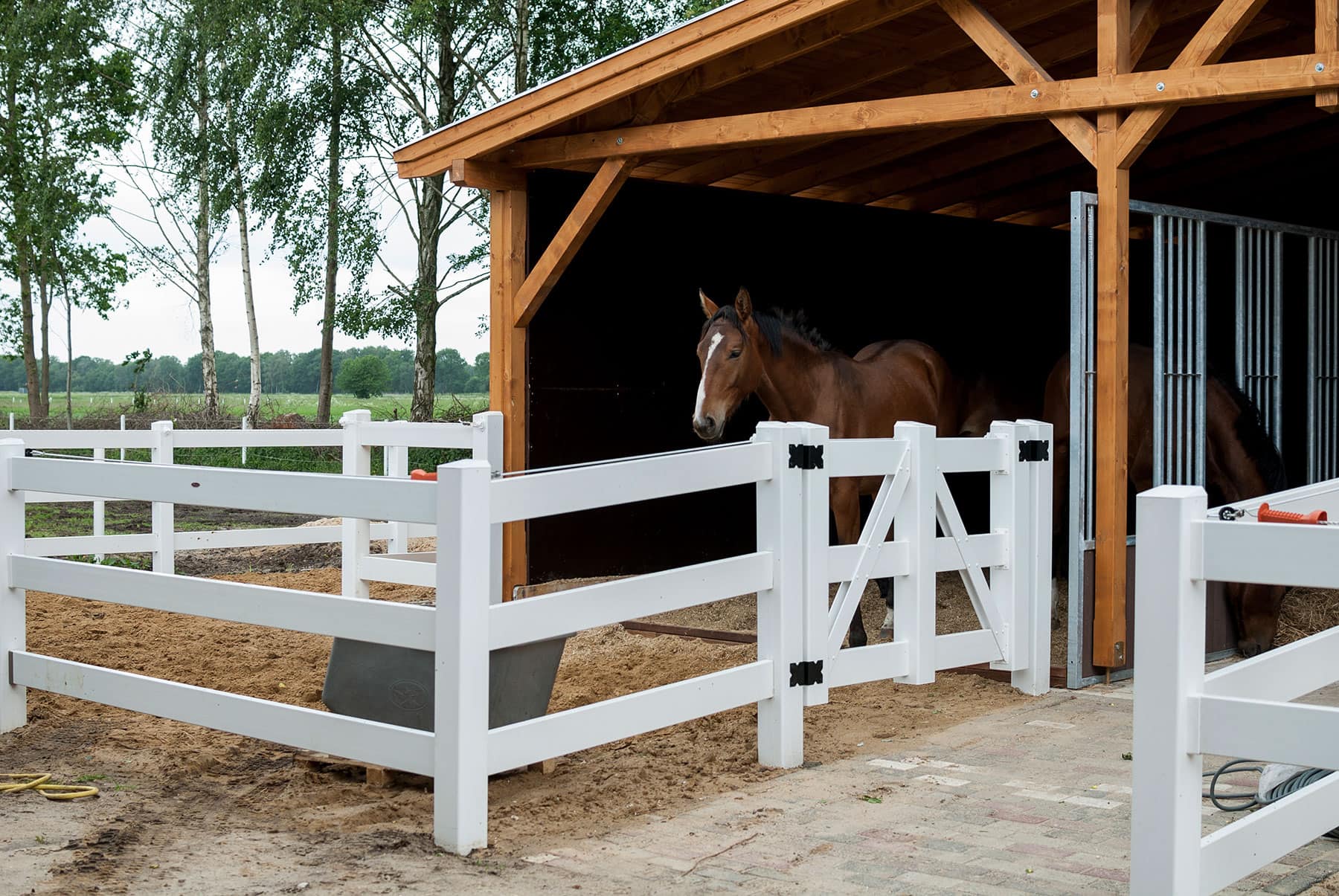 Stal met paard | Heritage Products B.V.